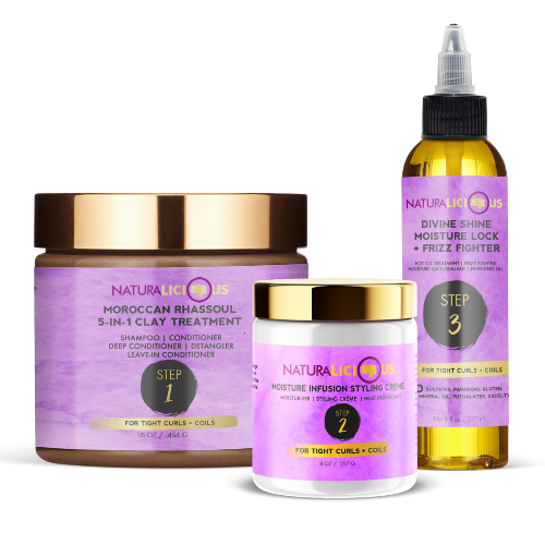 Hello Gorgeous Hair Care System – For Tight Curls & Coily Hair