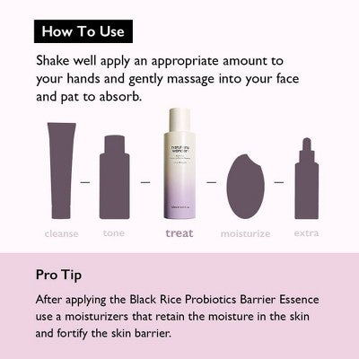 Haruharu Wonder Black Rice Probiotics Barrier Essence 4.05 fl oz (Imperfect Box)