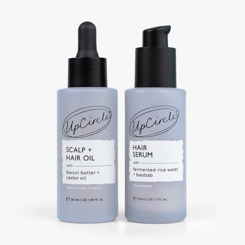 Hair Oil & Serum Duo – Soft, Strong & Shiny Hair Bundle