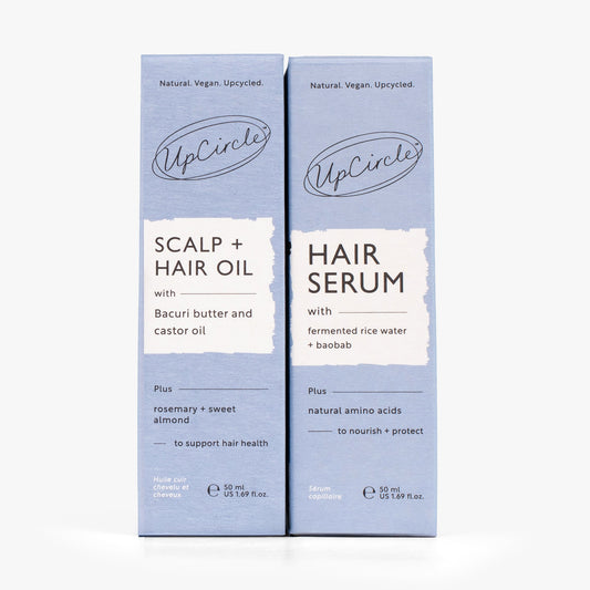 Hair Oil & Serum Duo – Soft, Strong & Shiny Hair Bundle