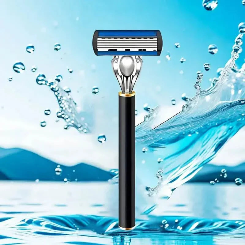 Anti-Slip Safety Razor + 36 Blade Refill Set